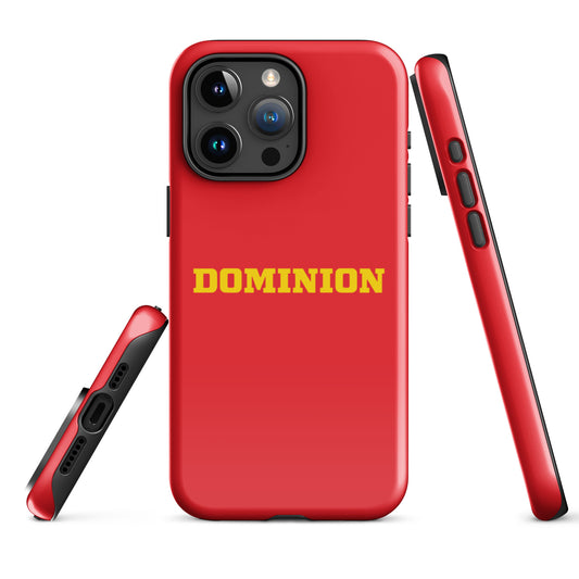 Dominion Gold-Red Tough Case for iPhone®